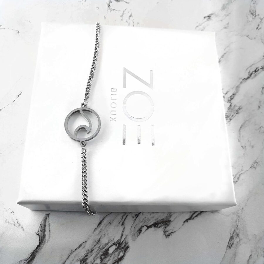 ZOE Mini Silver Apyrankė BANGA