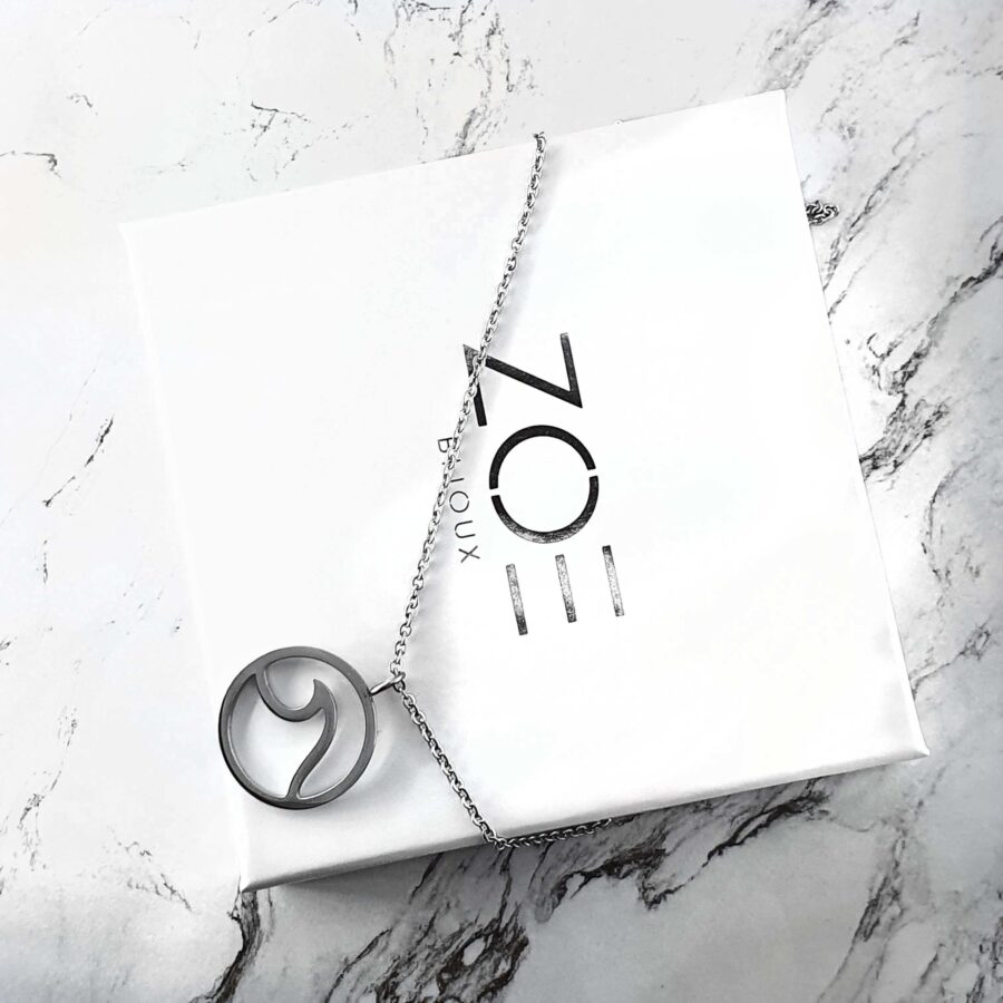 ZOE Mini Silver Vėrinys jūros BANGA