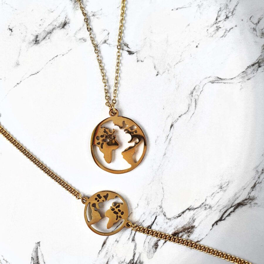 ZOE Mini Gold Vėrinys PASAULIS