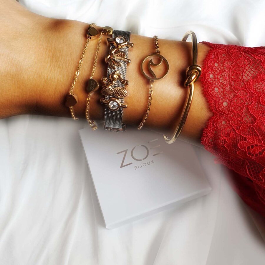 ZOE Mini Silver Apyrankė BANGA