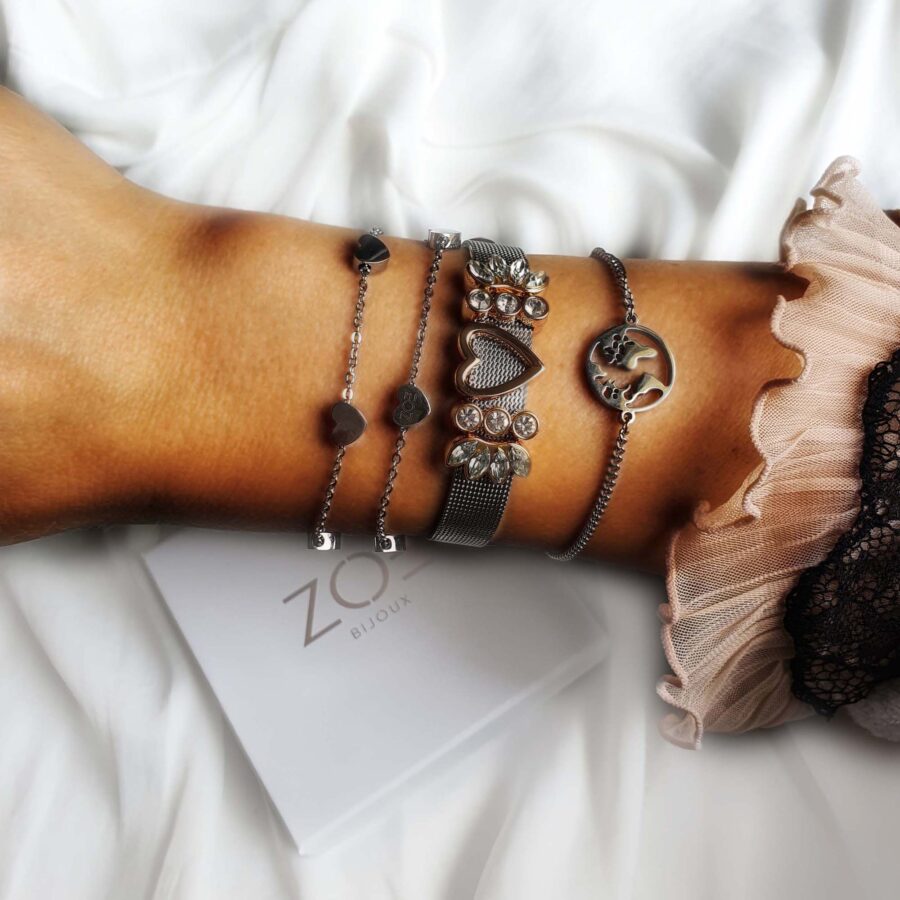 ZOE Mini Silver Apyrankė PASAULIS