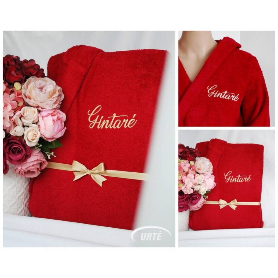 Siuvinėtas chalatas "Vardinis"