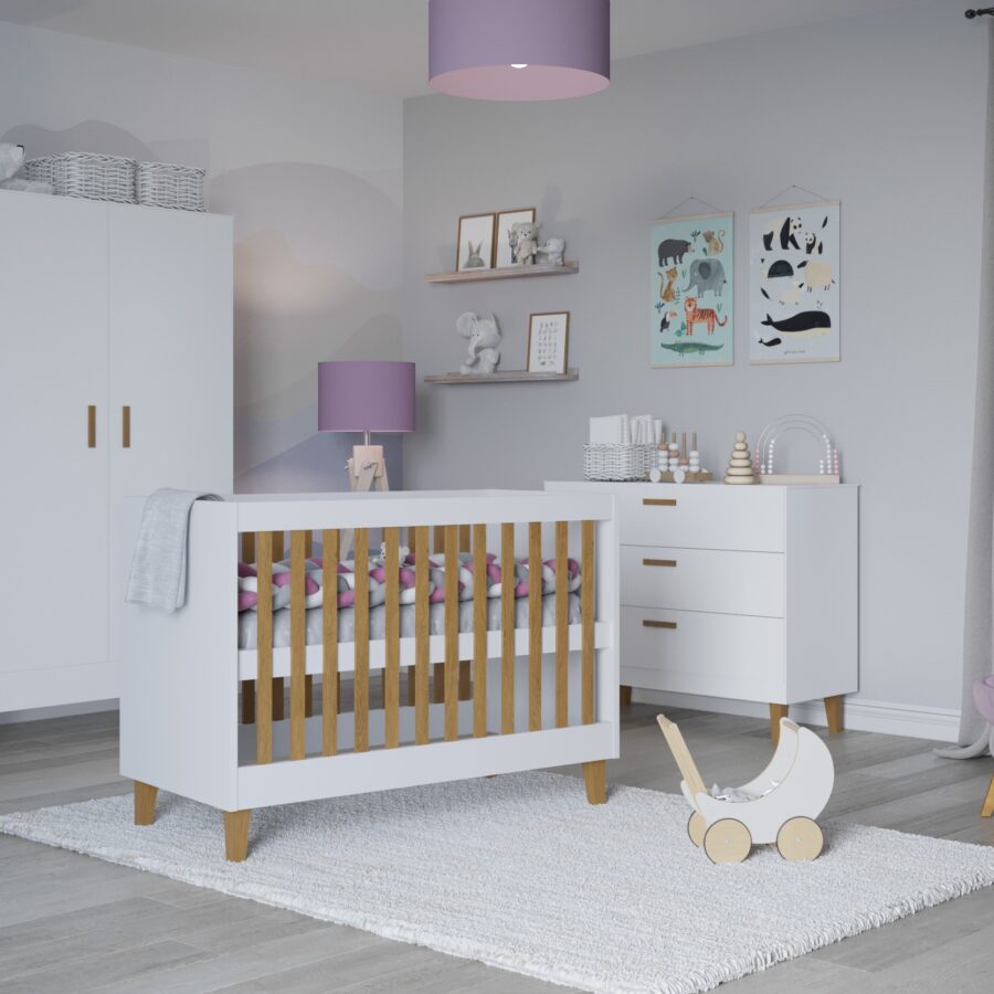 Baby Bed Kubi - White